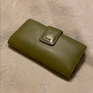 Rolfs Green Genuine Leather Wallet